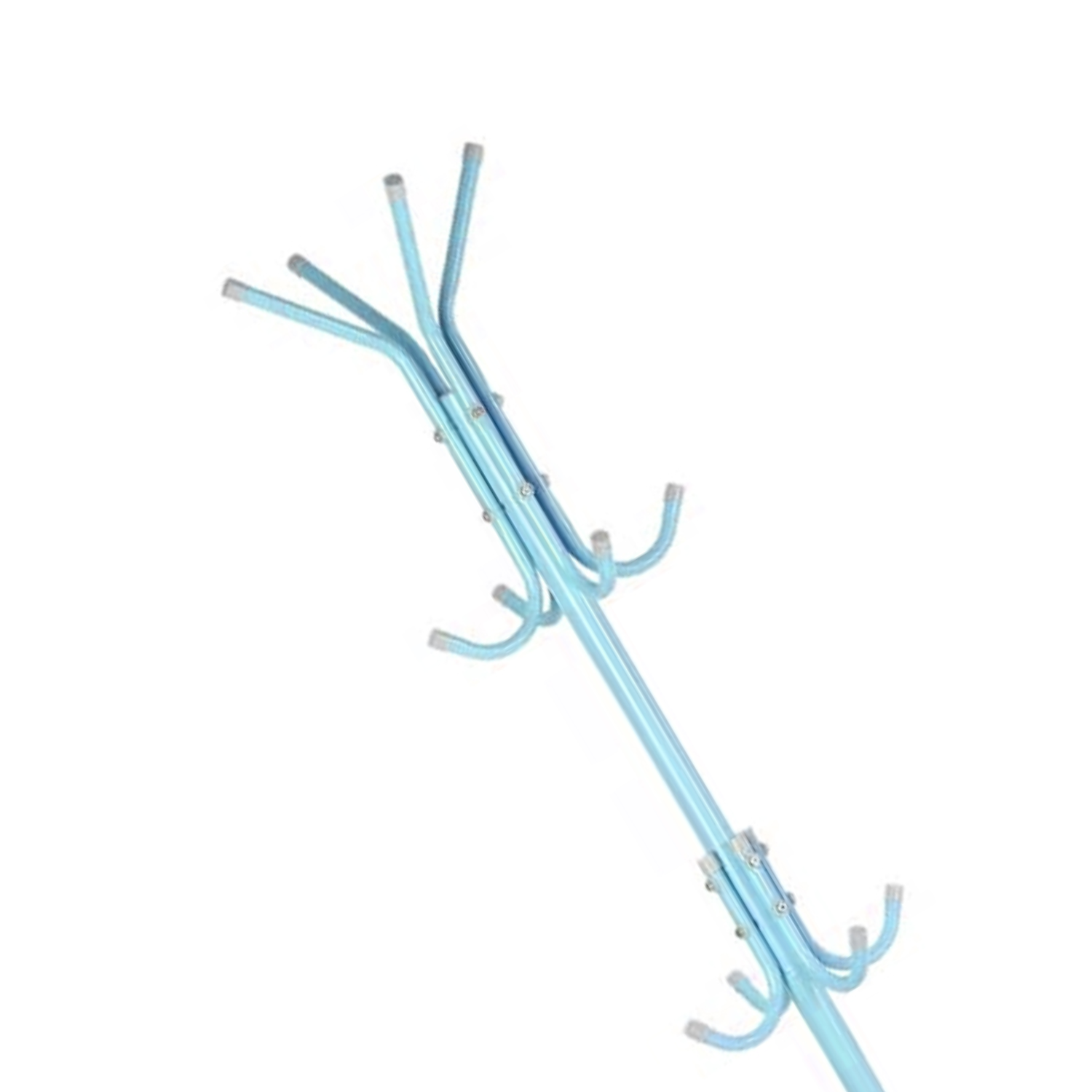 COLGADOR PERCHERO METÁLICO TRÍPODE CELESTE 165 CM X 42 CM - 4