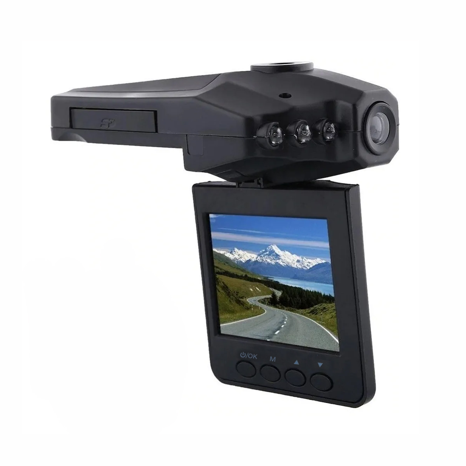 CÁMARA SEGURIDAD AUTOMÓVIL DVR NEGRO