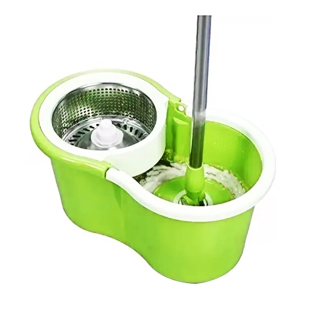 MOPA IMPORTCLICK HOG.134 GIRATORIA 360º VER TRAPEADOR CANASTO ACERO INOXIDABLE - 2