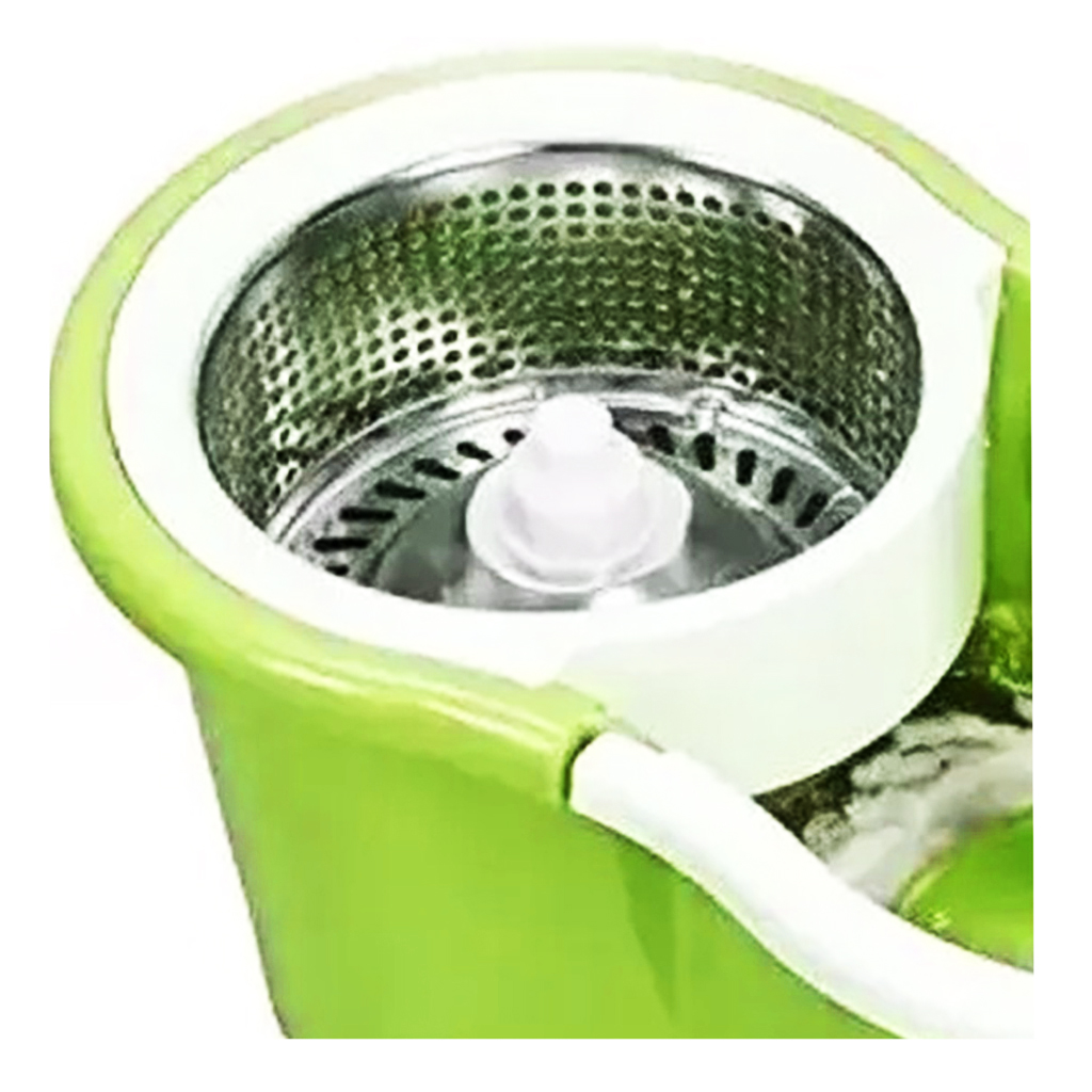 MOPA IMPORTCLICK HOG.134 GIRATORIA 360º VER TRAPEADOR CANASTO ACERO INOXIDABLE - 4