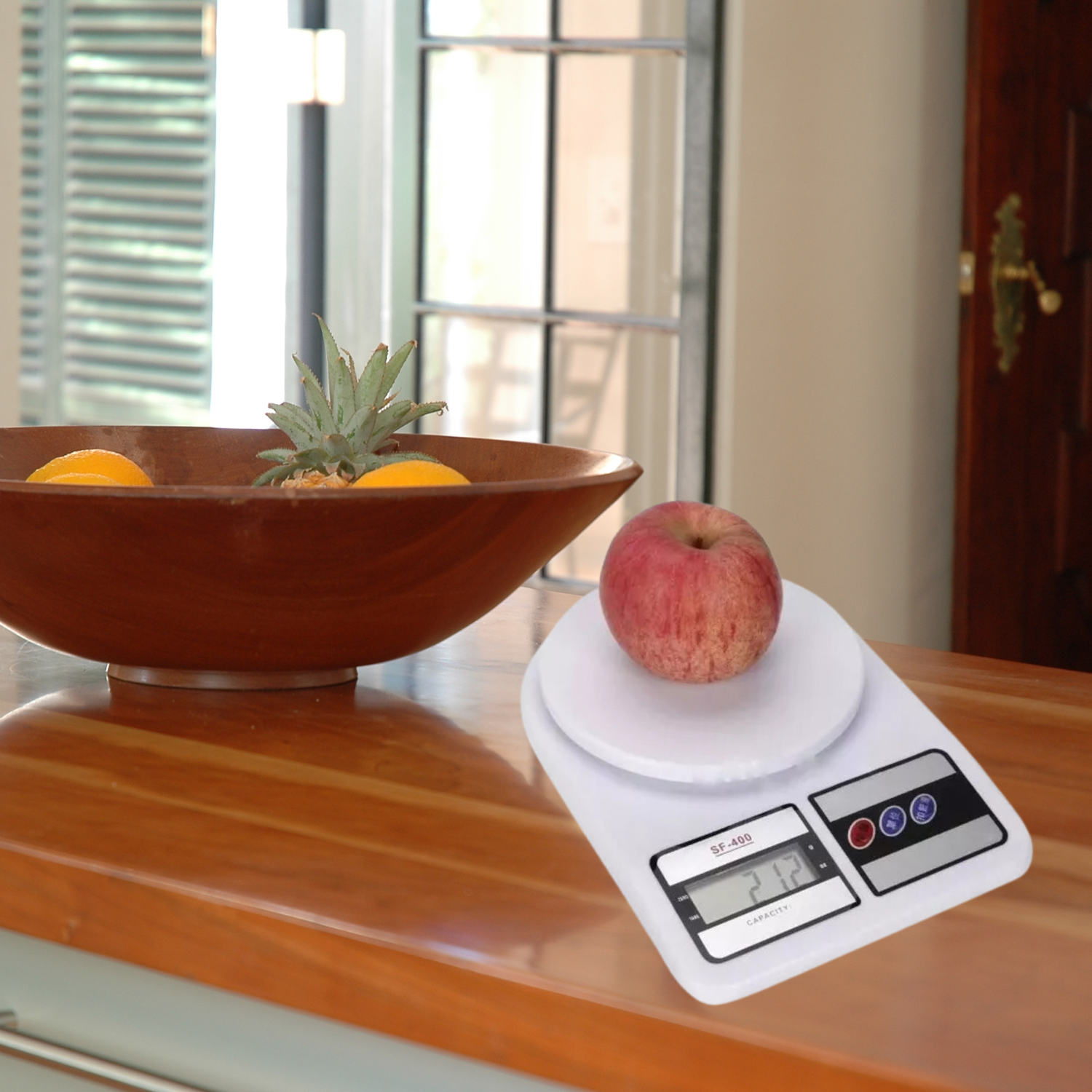 PESA DIGITAL PRODUCTOS COCINA 10 KG BLANCA - 5