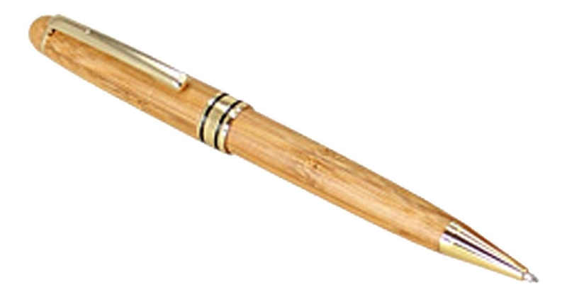 SET 2 BOLIGRAFO LAPIZ ESTUCHE BAMBU DELUXE - 2