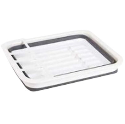 SECADOR ESCURRIDOR PLEGABLE PLATOS GRIS - 2