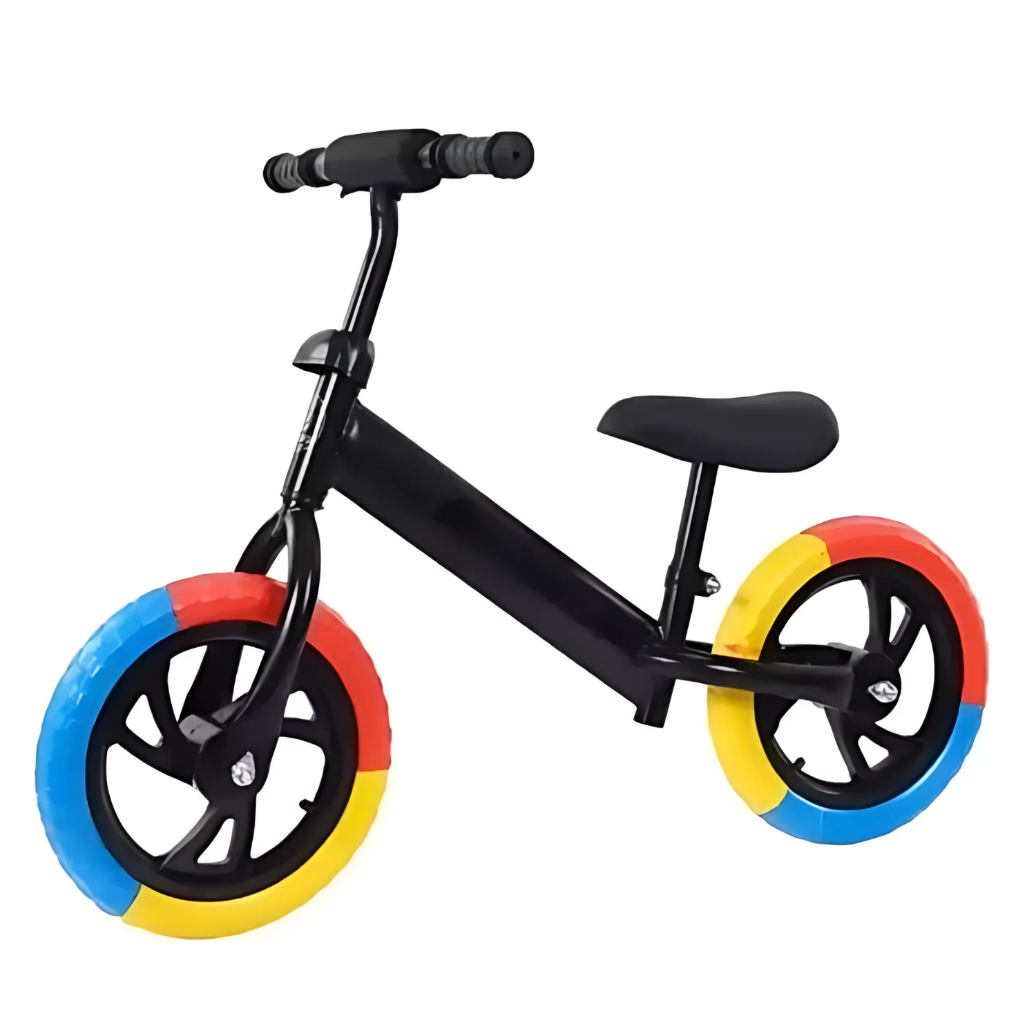 BICICLETA IMPORTCLICK INF.38 EQUILIBRIO SIN PEDALES INFANTIL APRENDIZAJE NEGRO - 1