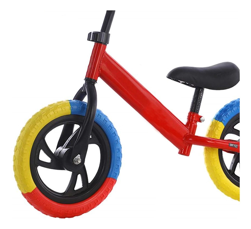 BICICLETA IMPORTCLICK INF.34 EQUILIBRIO SIN PEDALES INFANTIL APRENDIZAJE ROJO - 2
