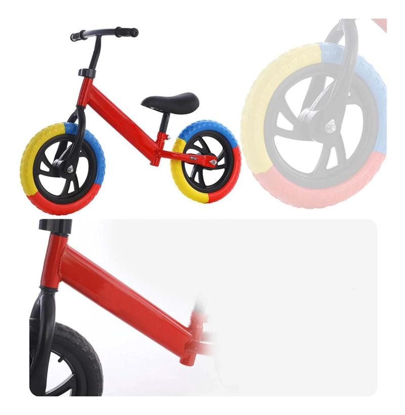 BICICLETA IMPORTCLICK INF.34 EQUILIBRIO SIN PEDALES INFANTIL APRENDIZAJE ROJO - 4