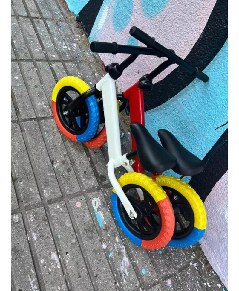 BICICLETA IMPORTCLICK INF.34 EQUILIBRIO SIN PEDALES INFANTIL APRENDIZAJE ROJO - 6