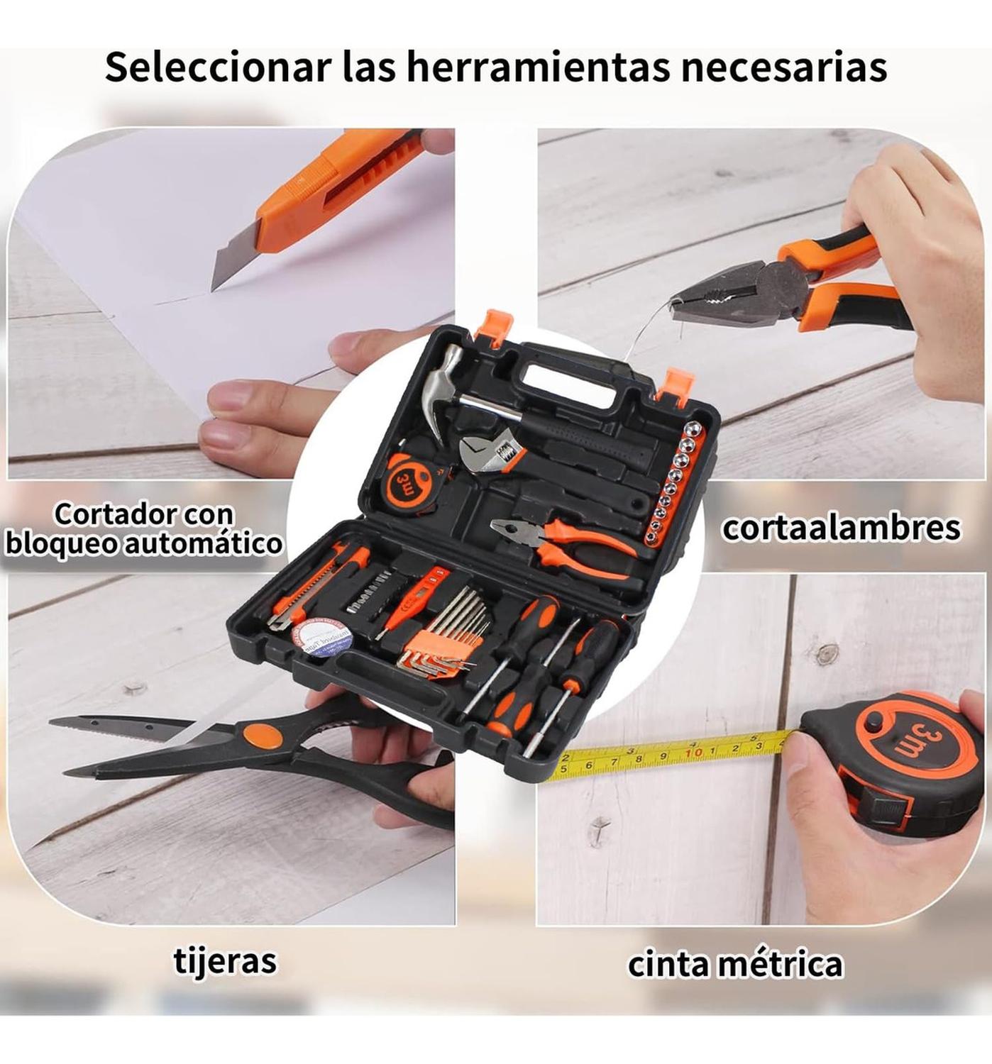 SET HERRAMIENTAS MALETÍN 104 PIEZAS DELUXE - 5