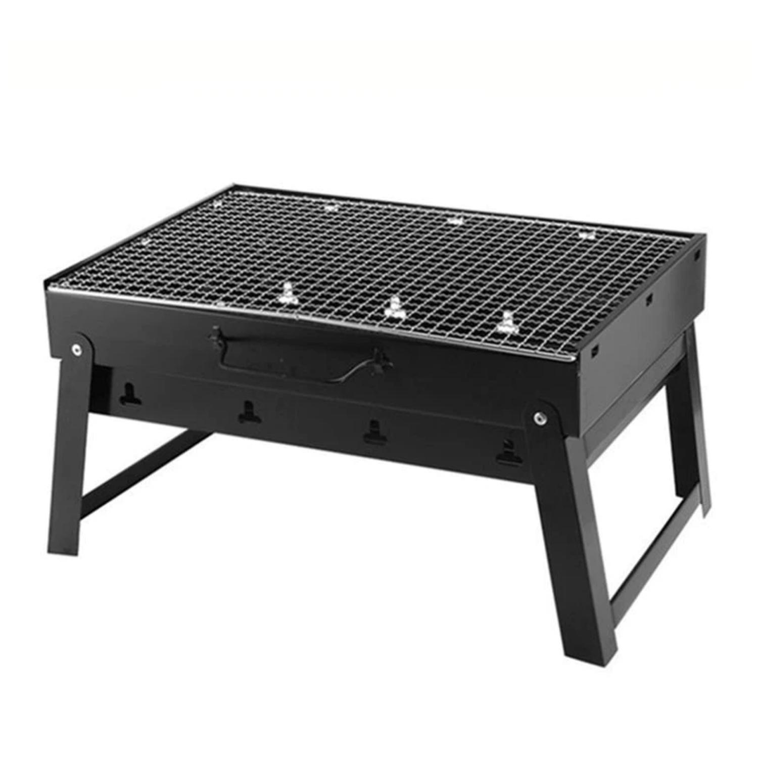 PARRILLA ASADOS PORTÁTIL CARBÓN PLEGABLE DELUXE - 4