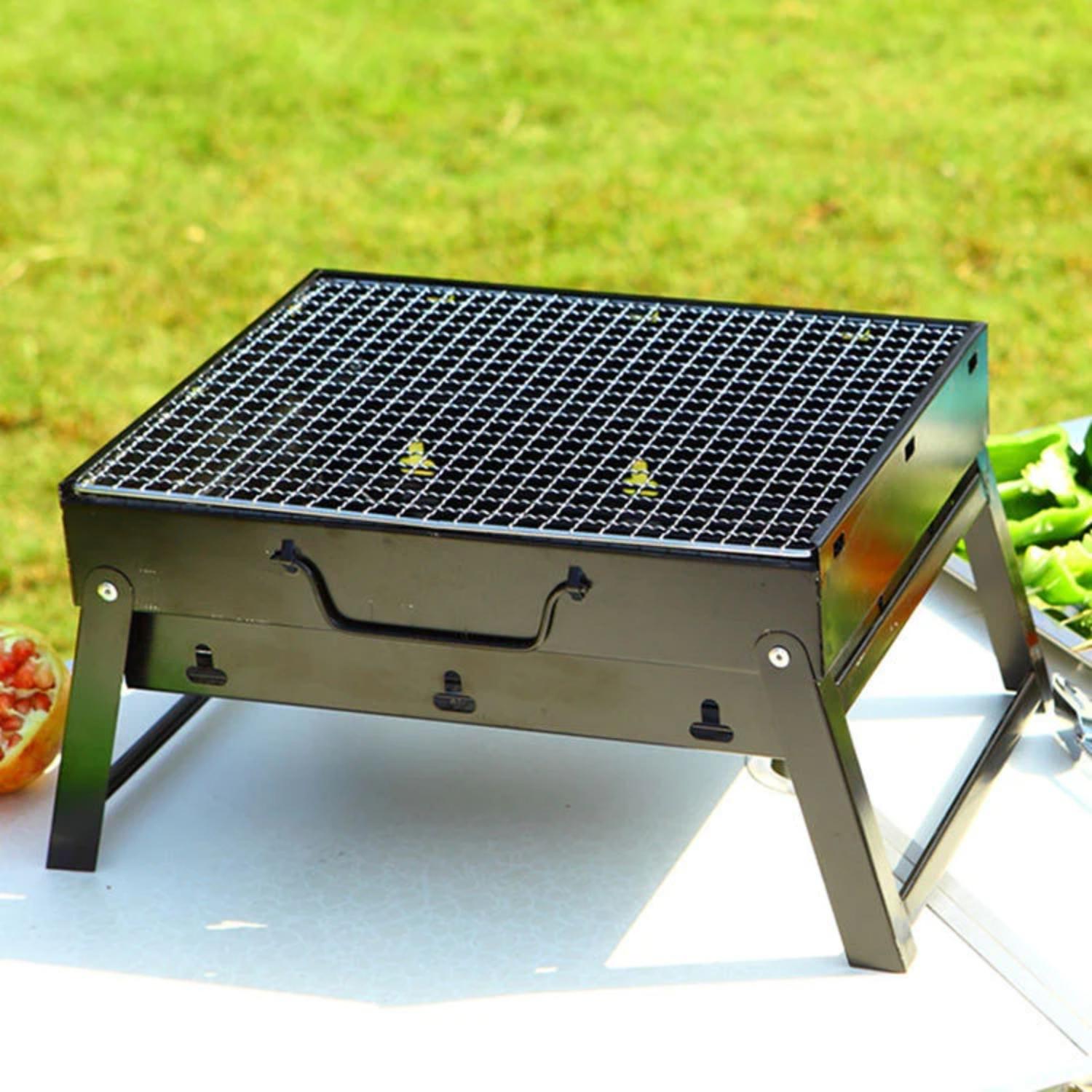 PARRILLA ASADOS PORTÁTIL CARBÓN PLEGABLE DELUXE - 5