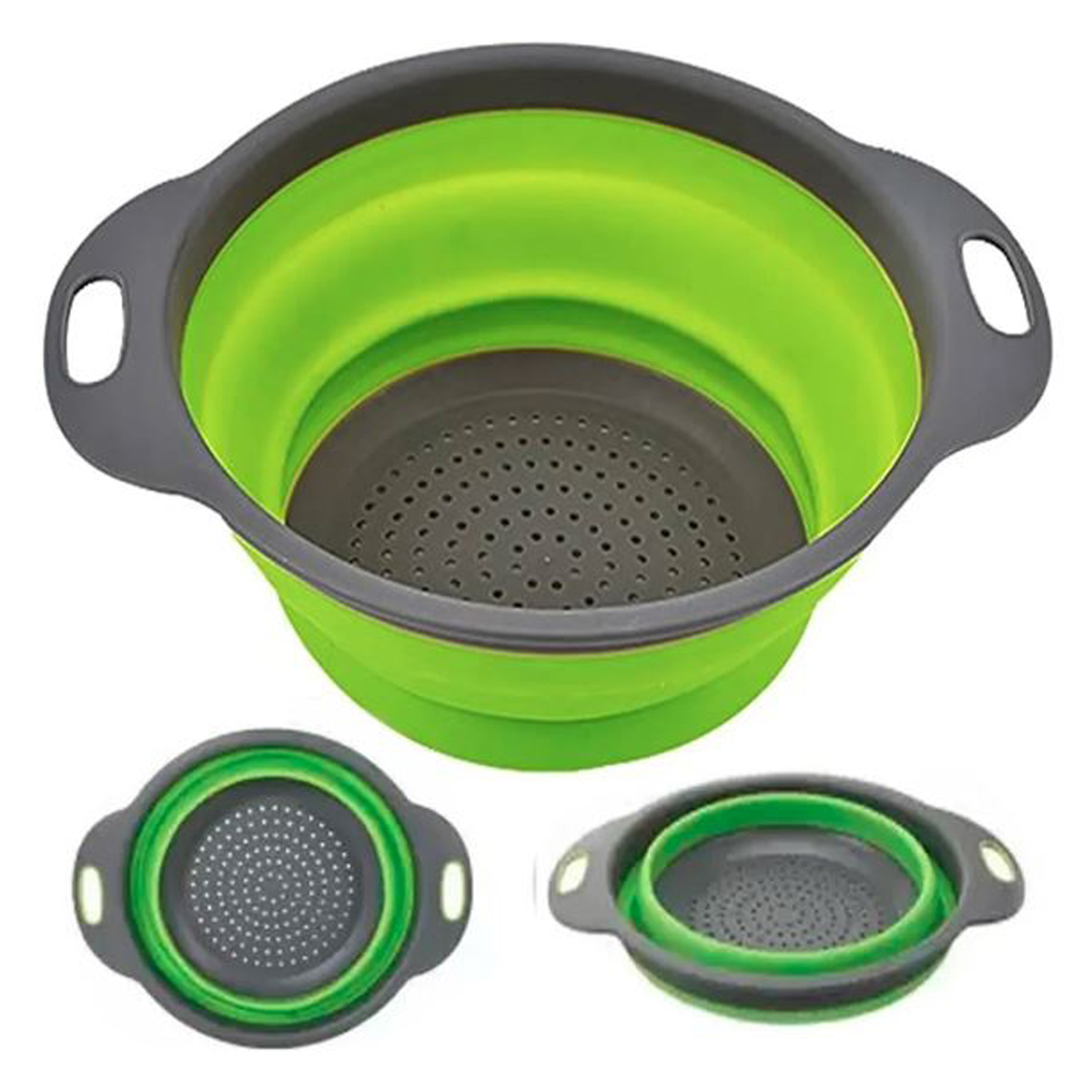 PACK 2 COLADORES ESCURRIDOR COCINA VERDE - 1