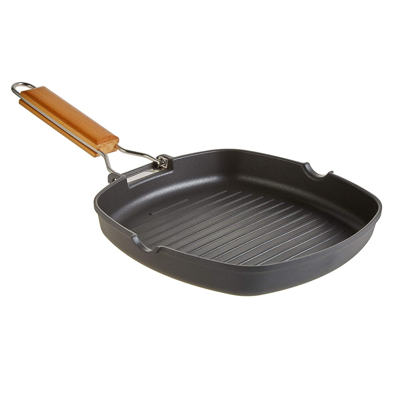 SARTÉN PARRILLA COCINA GRILL CUADRADO ANTIADHERENTE 24 CM - 1