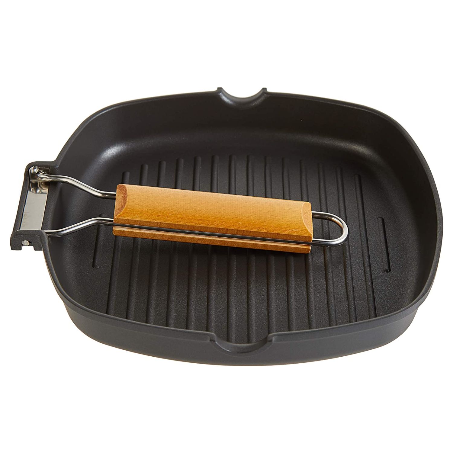 SARTÉN PARRILLA COCINA GRILL CUADRADO ANTIADHERENTE 24 CM - 2