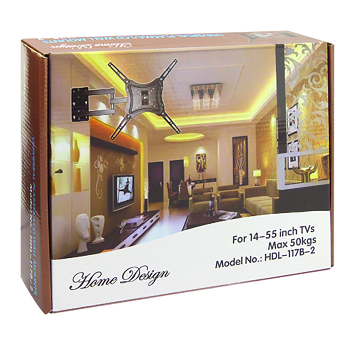 SOPORTE TV METAL CON BRAZO 14-55 PULGADAS HASTA 50 KG - 5