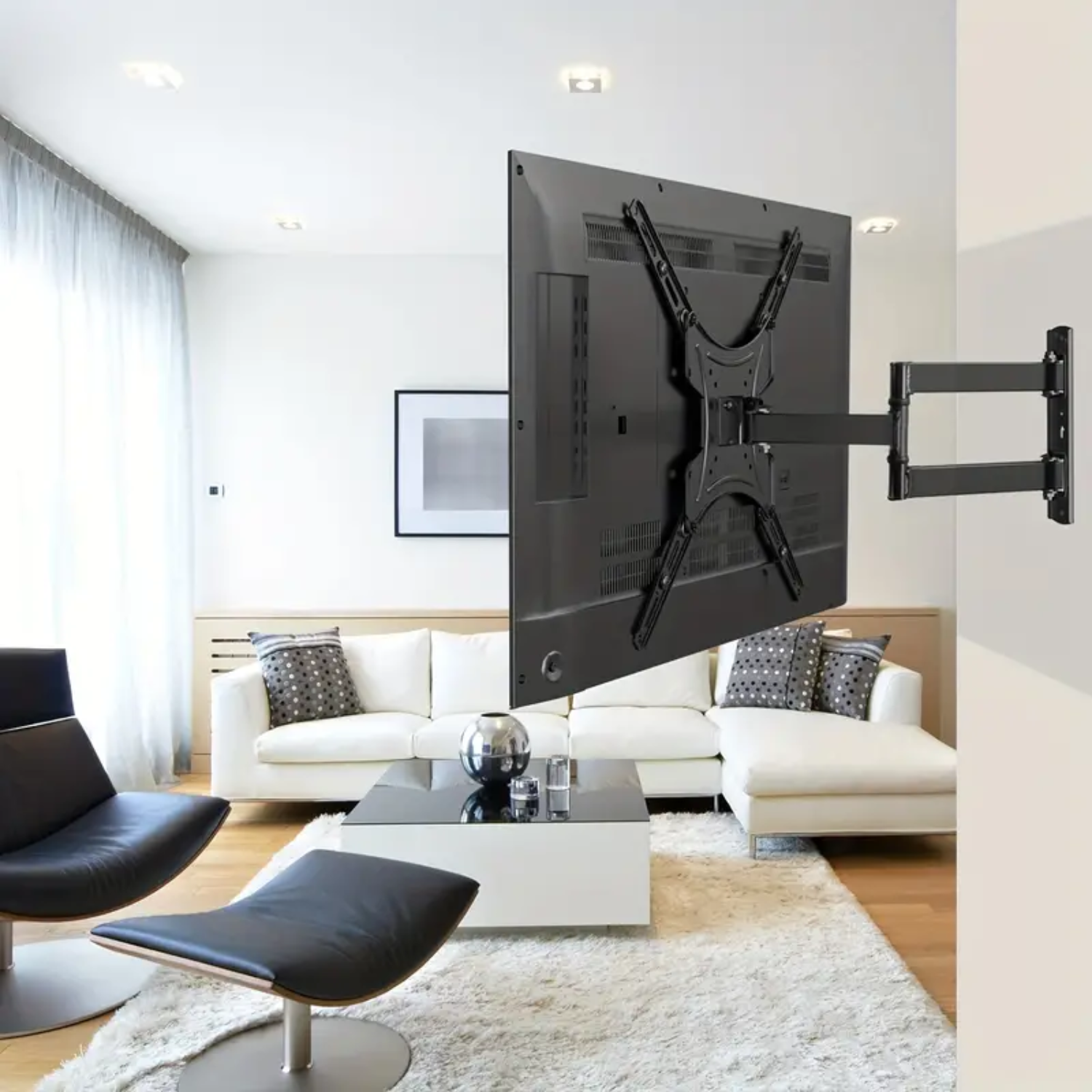 SOPORTE TV METAL CON BRAZO 14-55 PULGADAS HASTA 50 KG - 6