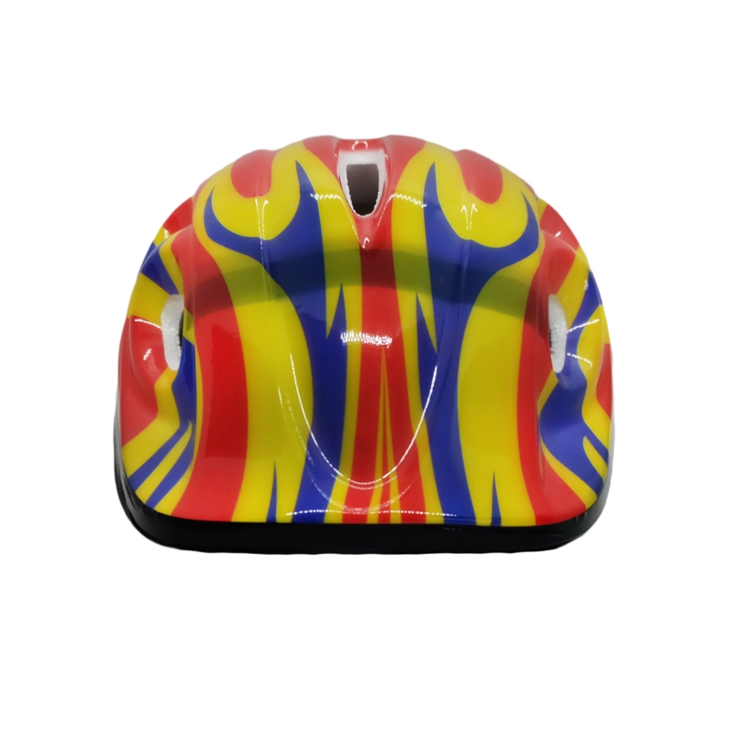 CASCO BICICLETA SEGURIDAD INFANTIL NIÑOS RODILLERAS CODERAS MUÑEQUERAS ROJO - 3