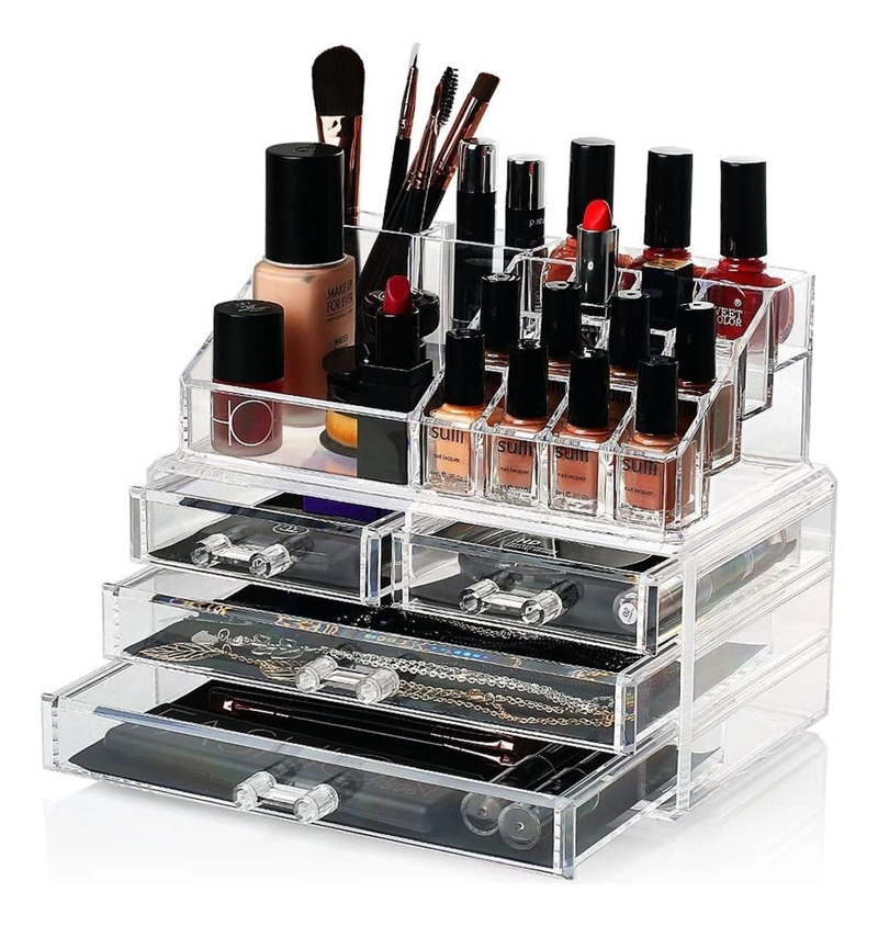 ORGANIZADOR COSMETIQUERO MAQUILLAJE JOYA ACRILICO - 2