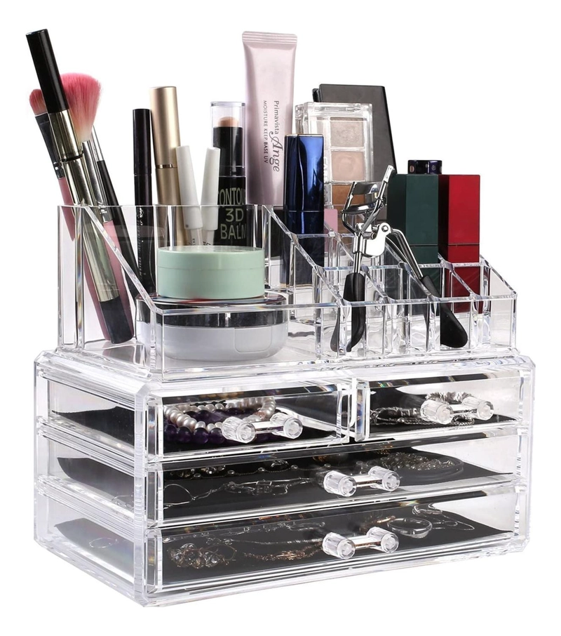 ORGANIZADOR COSMETIQUERO MAQUILLAJE JOYA ACRILICO - 4