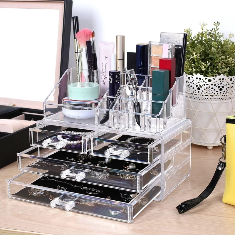 ORGANIZADOR COSMETIQUERO MAQUILLAJE JOYA ACRILICO - 6