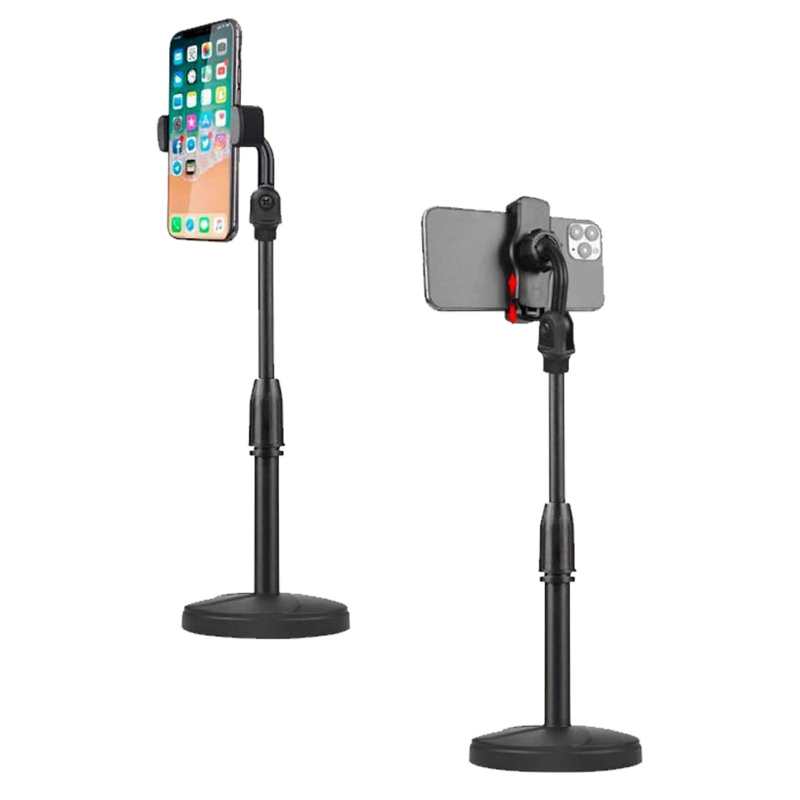 SOPORTE IMPORTCLICK TEC.39 BASE AJUSTABLE CELULAR ESCRITORIO NEGRO - 4