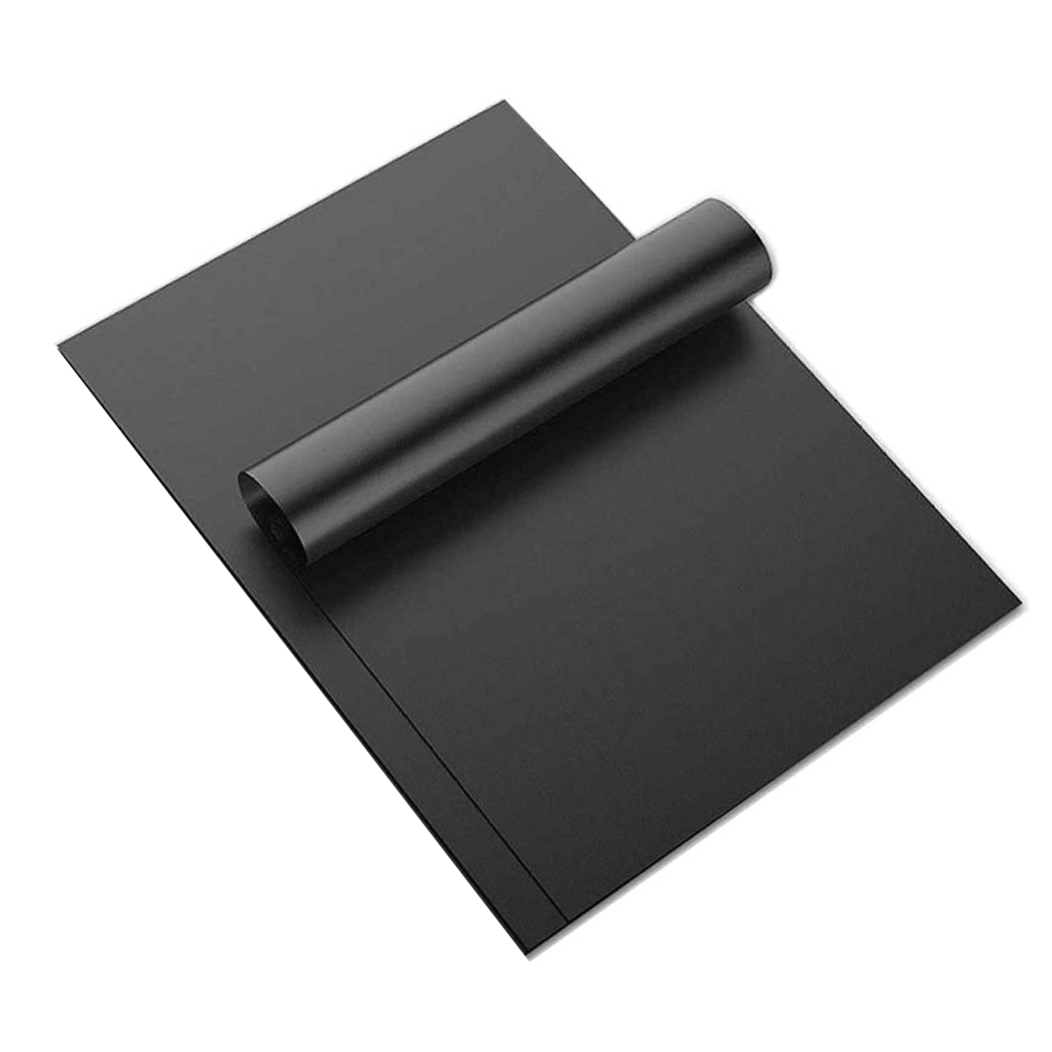 SET 2 LÁMINAS ANTIADHERENTE PARRILLAS REUTILIZABLE NEGRO - 1