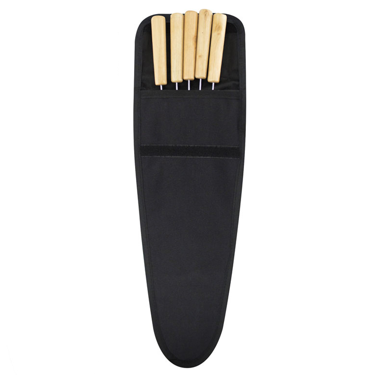SET 5 FIERROS ANTICUCHOS ASADO MADERA - 1