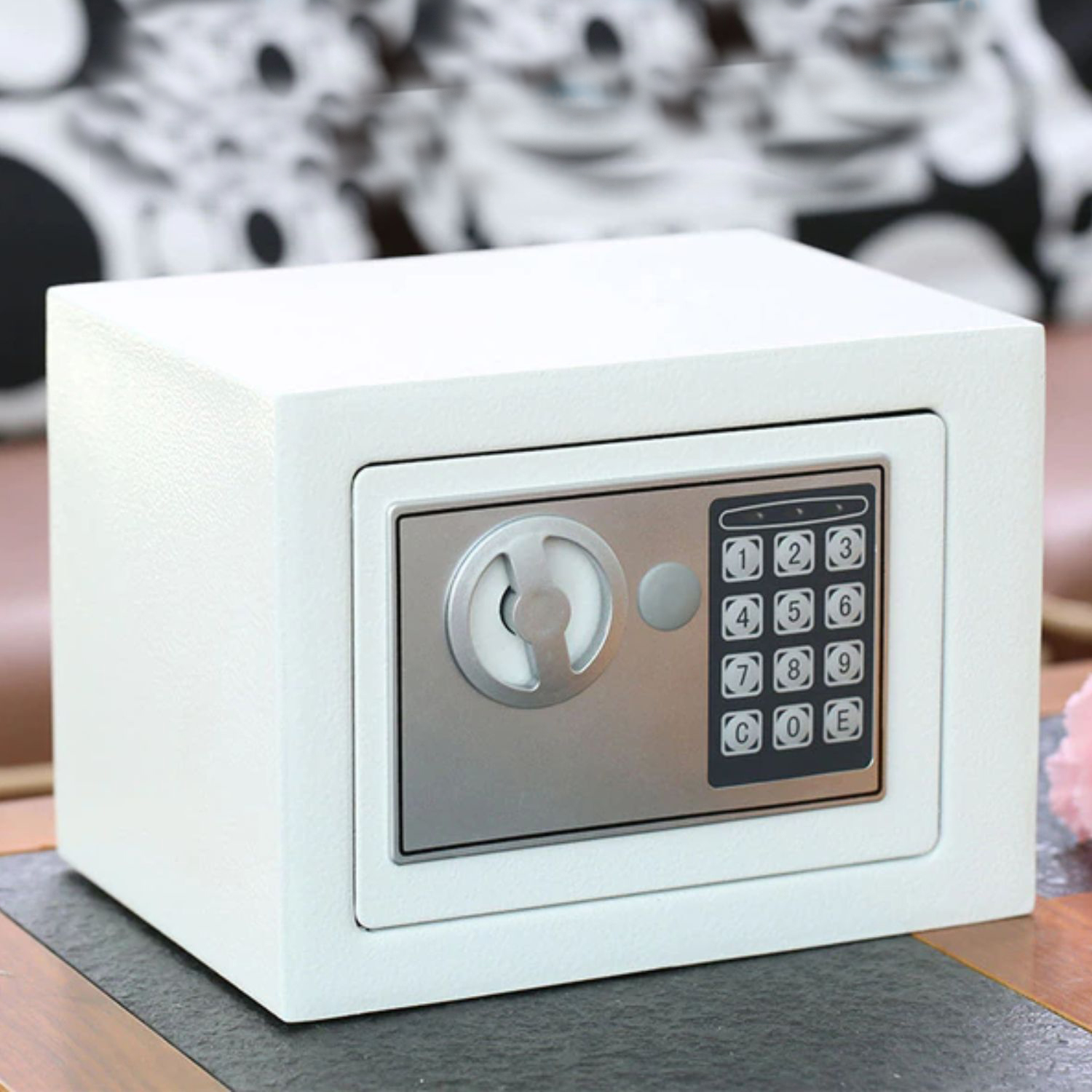 CAJA IMPORTCLICK HOG.176 FUERTE SEGURIDAD DIGITAL ACERO COLOR BLANCO - 2