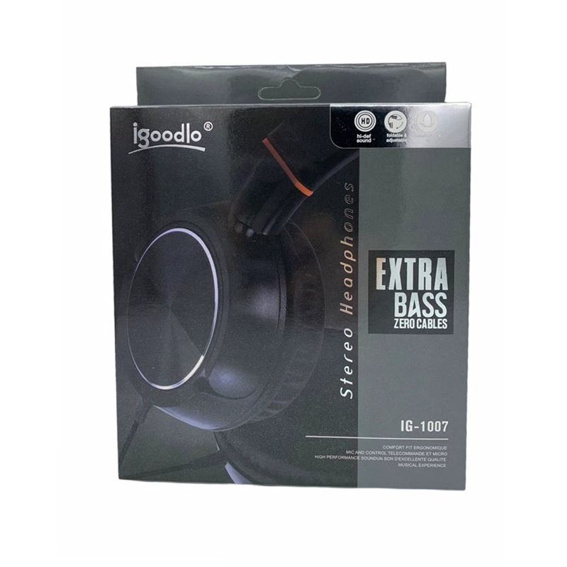 AUDÍFONOS IMPORTCLICK TEC.23 PLUS EXTRA BASS AZUL CABLE - 4