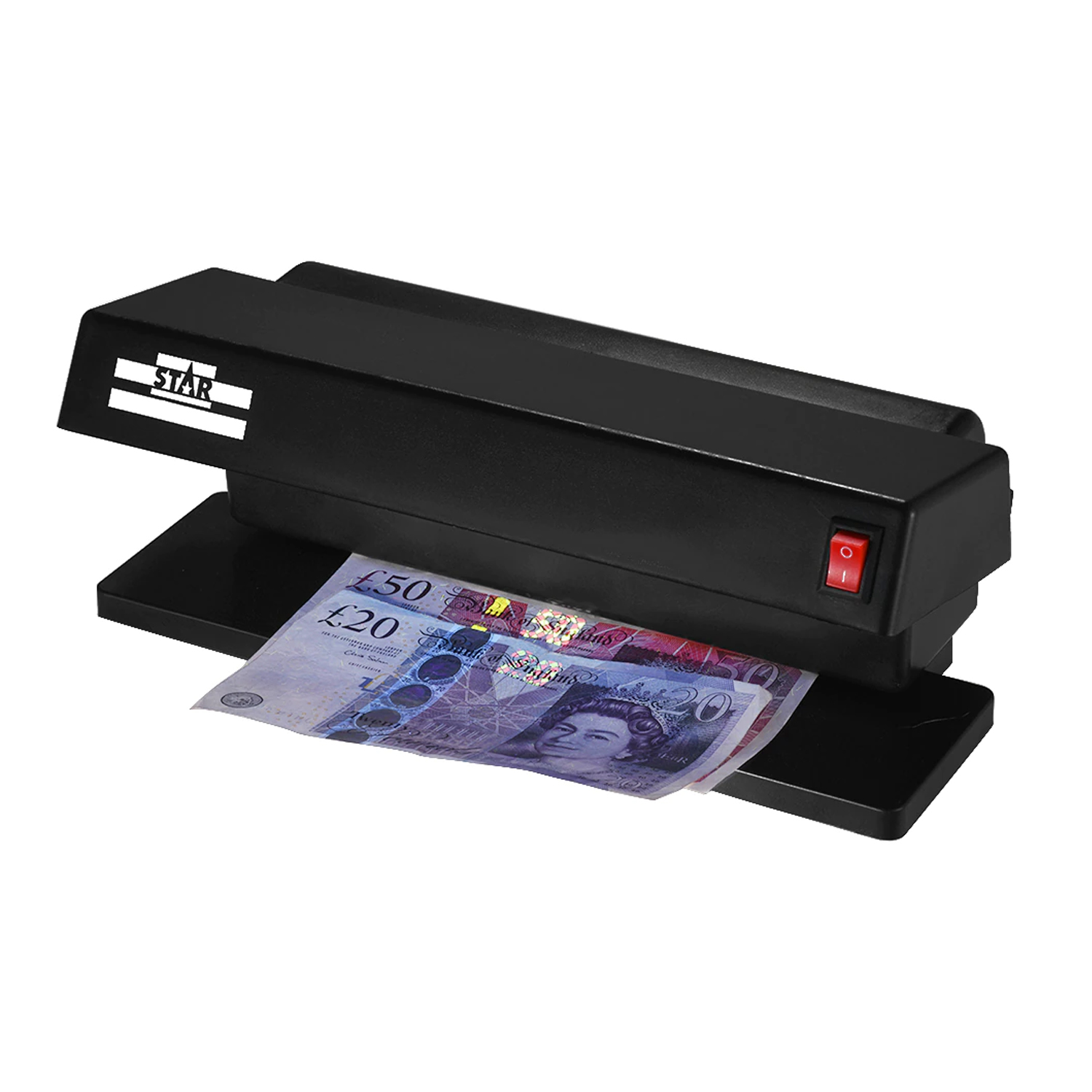DETECTOR IMPORTCLICK HOG.148 BILLETES FALSOS LUZ ULTRAVIOLETA NEGRO TK-2028 - 2