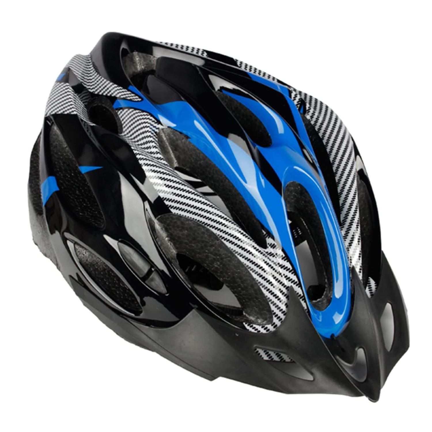 CASCO IMPORTCLICK AZUL BICICLETA PROFESIONAL FULL SEGURIDAD CON LUZ - 3