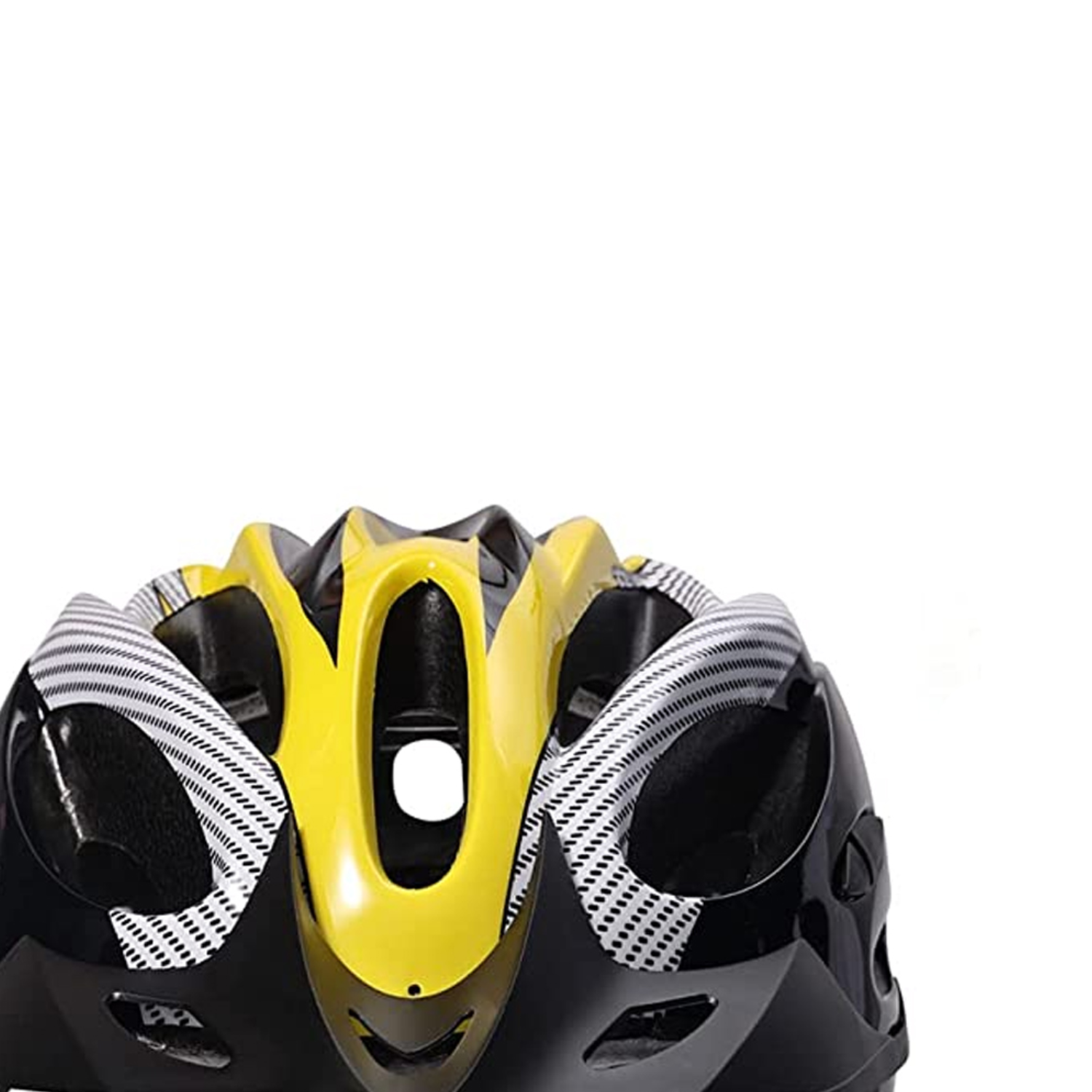 CASCO EN COLOR AMARILLO BICICLETA PROFESIONAL FULL SEGURIDAD CON LUZ - 5