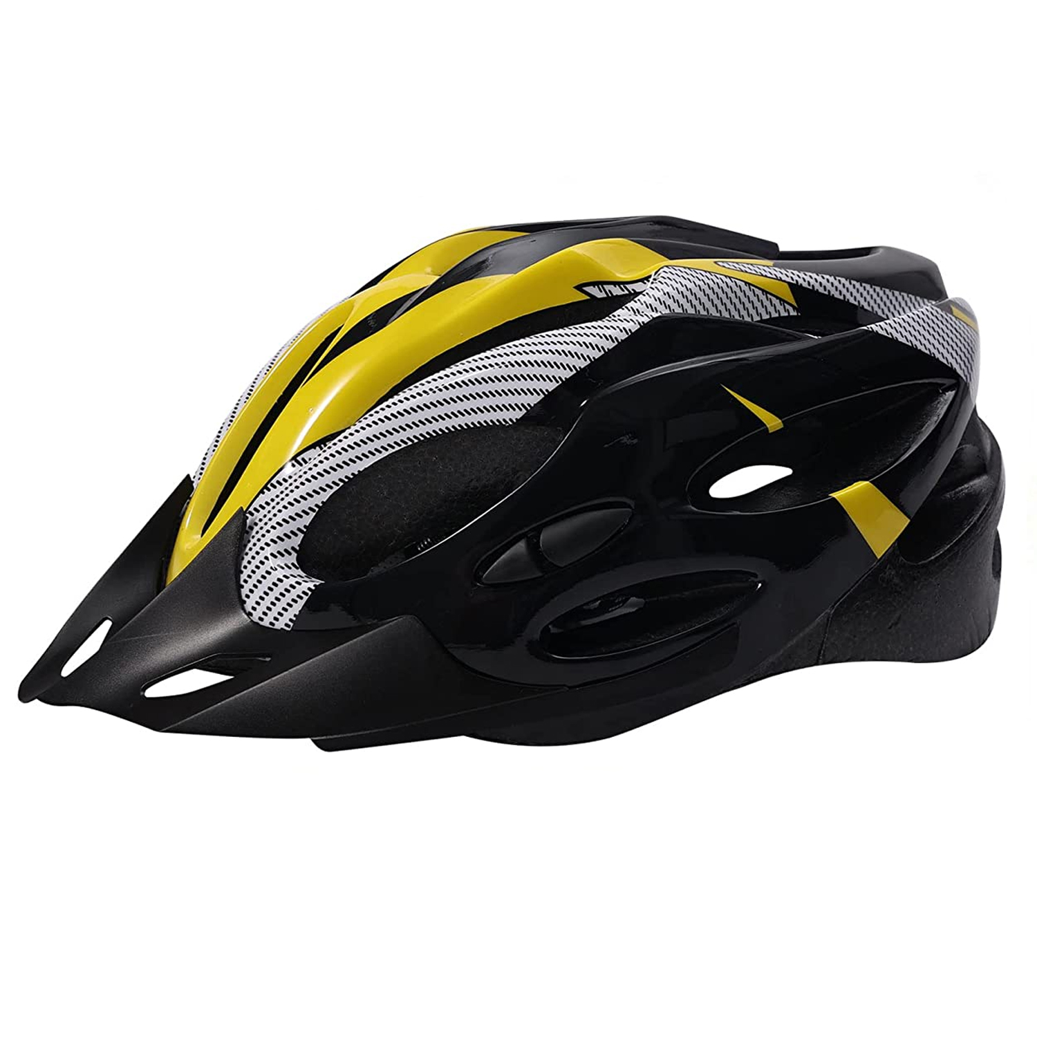 CASCO BICICLETA PROFESIONAL FULL SEGURIDAD EN COLOR AMARILLO - 1