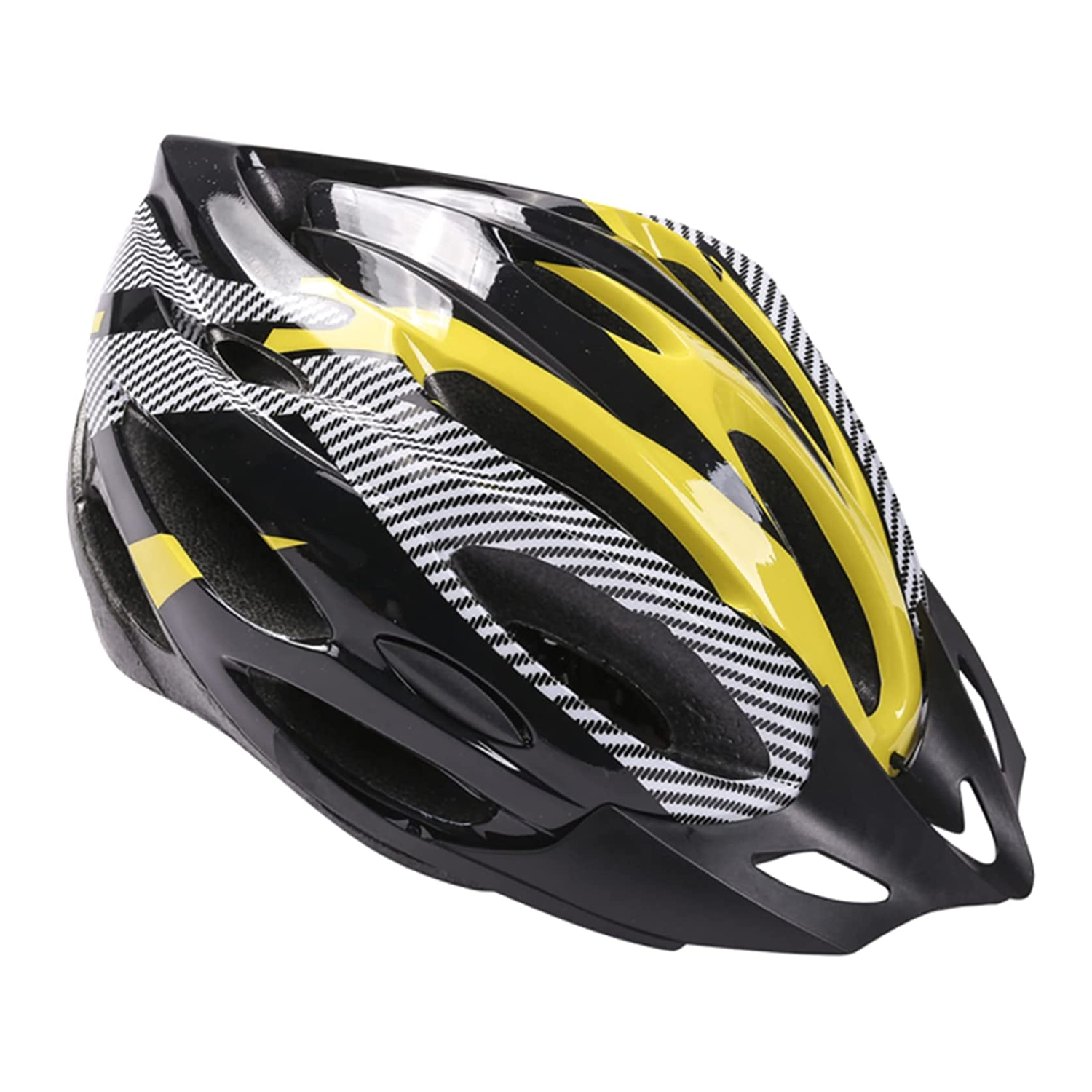 CASCO BICICLETA PROFESIONAL FULL SEGURIDAD EN COLOR AMARILLO - 3
