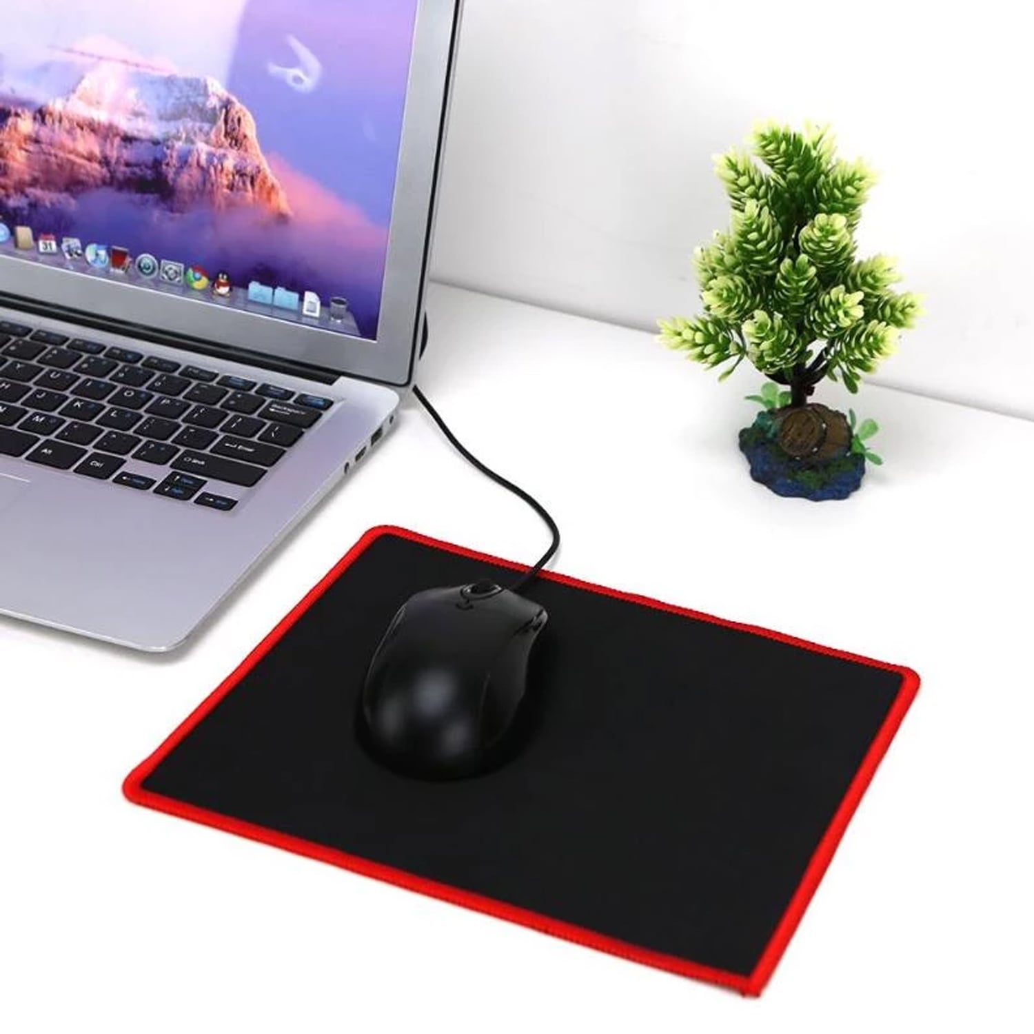 MOUSE PAD IMPORTCLICK GAMER NOTEBOOK 26 X 21 CM ROJO TEC.60 - 5