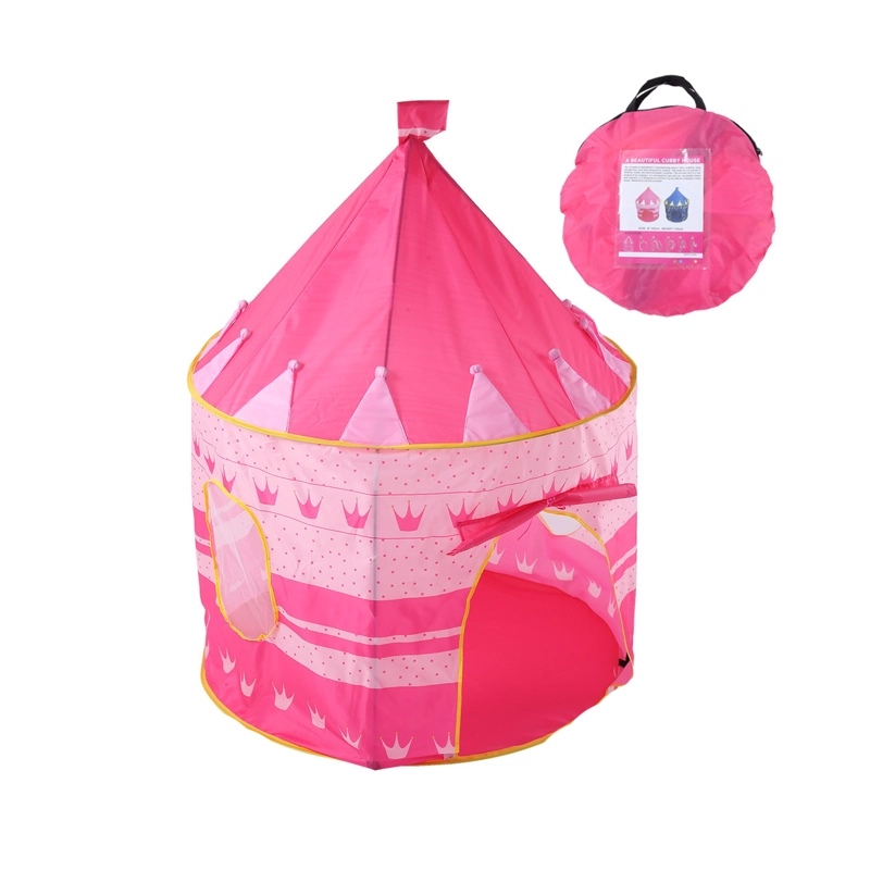 CARPA CASTILLO IMPORTCLICK ROSADO INFANTIL HOGAR 150X135 CM ROSADA - 2