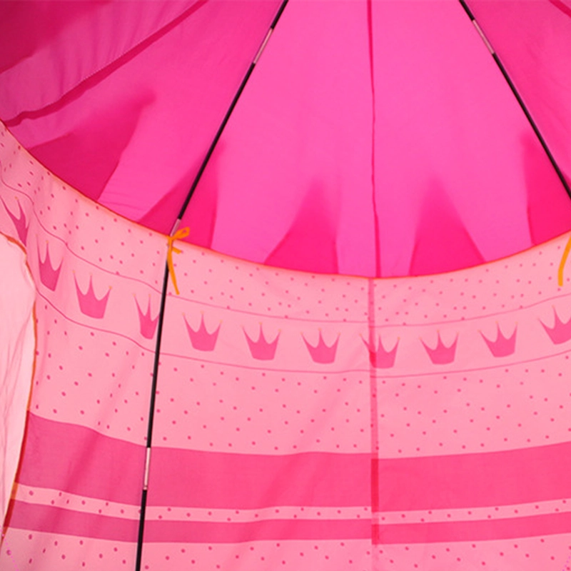 CARPA CASTILLO IMPORTCLICK ROSADO INFANTIL HOGAR 150X135 CM ROSADA - 5