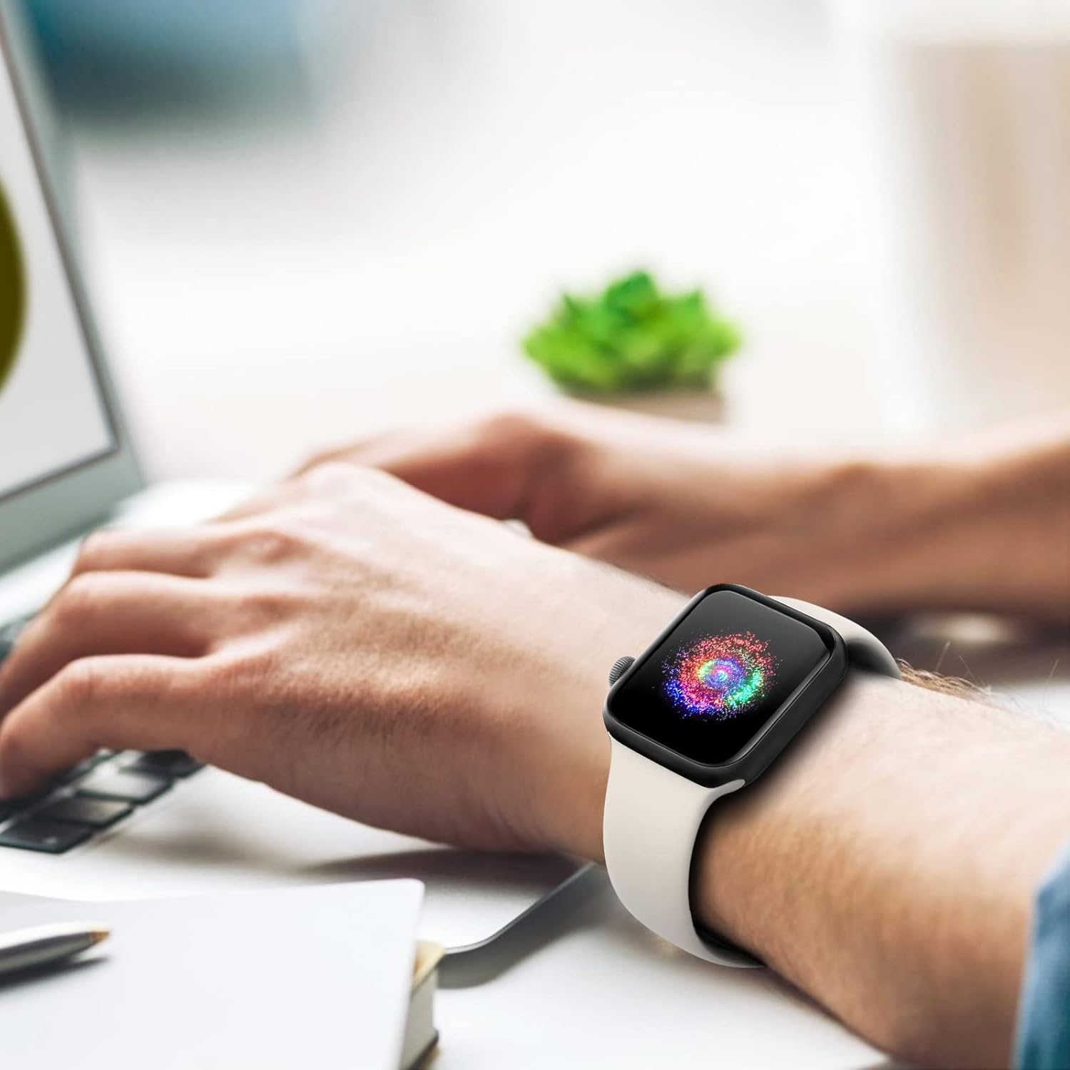 RELOJ INTELIGENTE W8 SMARTWATCH BLUETOOTH BLANCO - 6