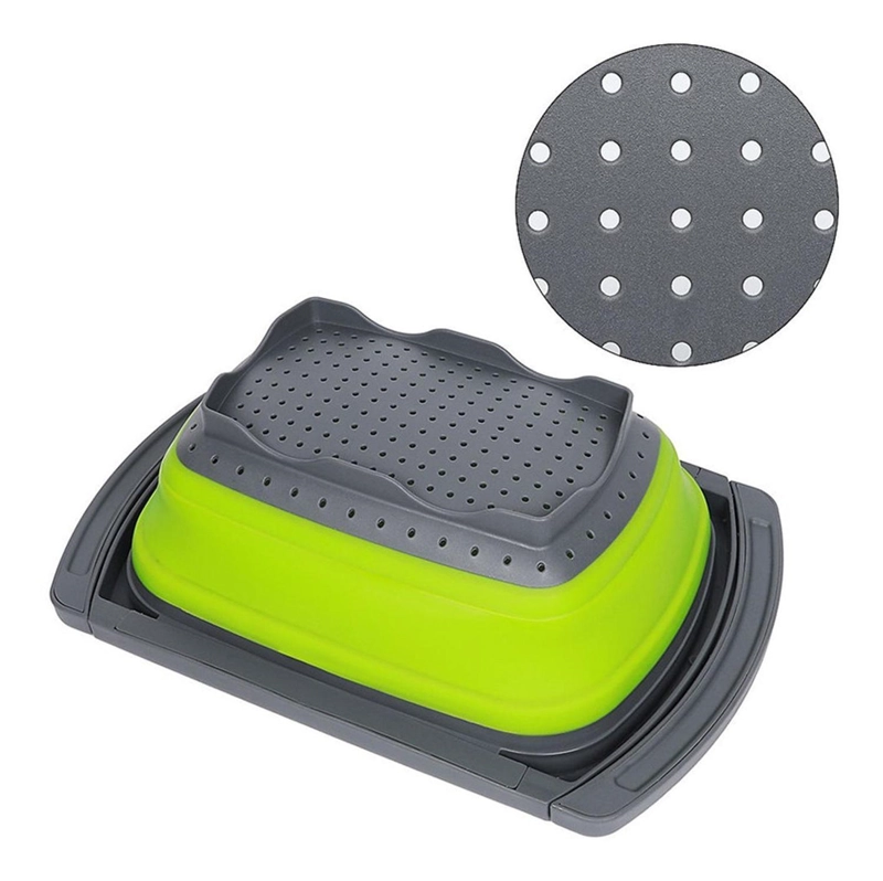 PACK 2 COLADORES ESCURRIDOR RECTANGULAR 30 CM COCINA - 2
