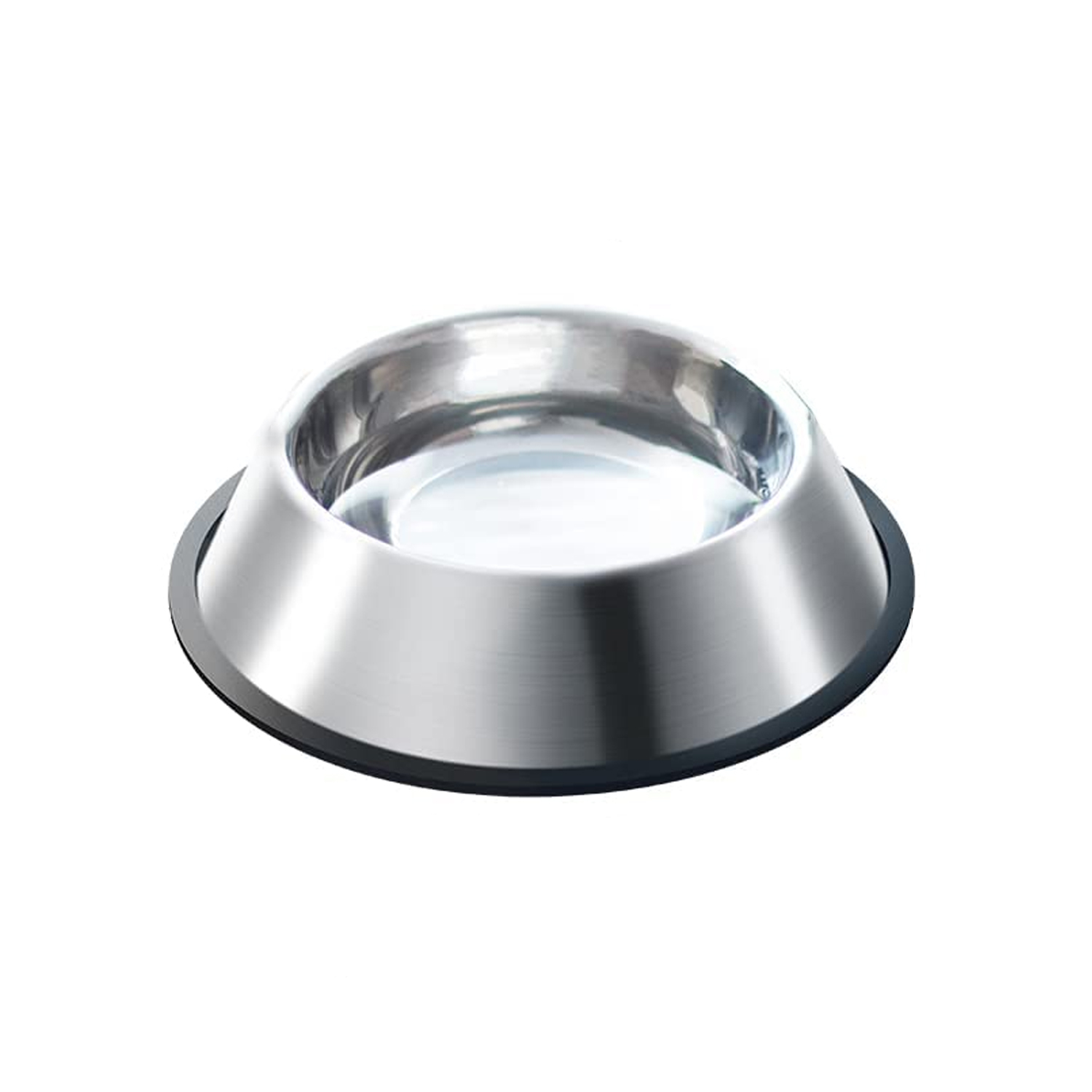 PLATO PERROS GATOS ANTIDESLIZANTE IMPORTCLICK ACERO INOXIDABLE 27 CM - 1