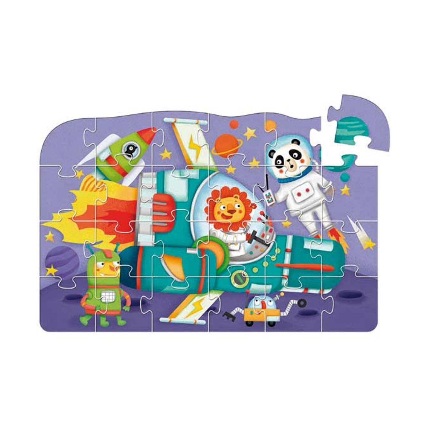 PUZZLE ROMPECABEZAS IMPORTCLICK INF.21 MULTICOLOR INFANTIL 3 EN 1 NIVEL 4 BOMBEROS - 3
