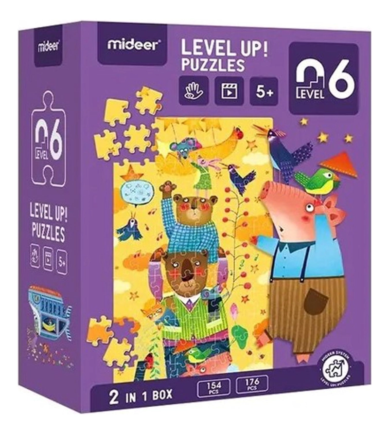 PUZZLE IMPORTCLICK INF.23 ROMPECABEZAS INFANTIL 2 EN 1 NIVEL 6 OSITOS - 1