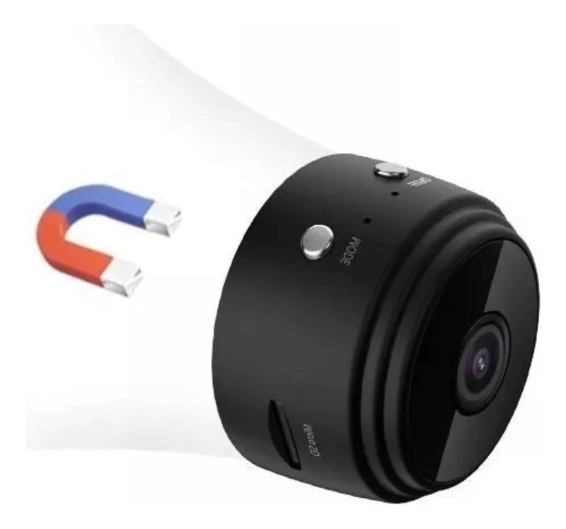 MINI CAMARA SEGURIDAD WIFI HD VISION NOCTURNA RECARGABLE - 3