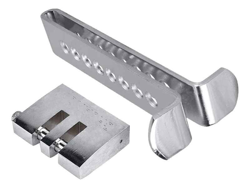 TRABA PEDAL IMPORTCLICK + CANDADO BICICLETA ANTIRROBO SEGURIDAD ACERO INOXIDABLE - 4