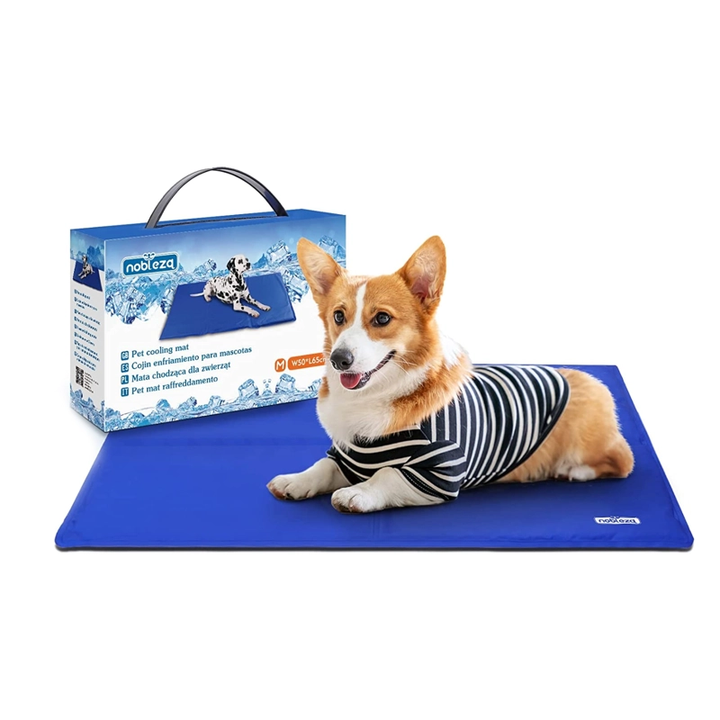 MANTA PERROS IMPORTCLICK MAS.22 ENFRIAMIENTO MASCOTAS AZUL 40 X 50 CM - 1