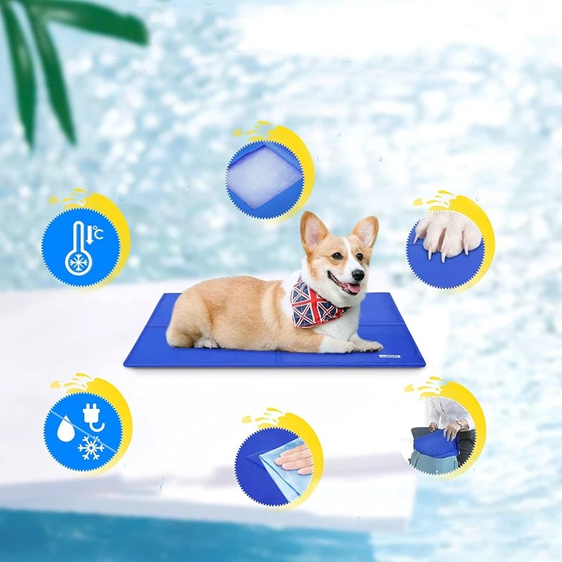 MANTA PERROS IMPORTCLICK MAS.22 ENFRIAMIENTO MASCOTAS AZUL 40 X 50 CM - 3
