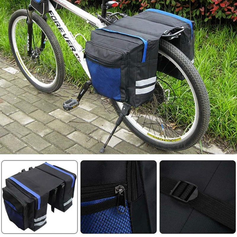BOLSO BICICLETA IMPORTCLICK ORGANIZADOR TELA 70X30X12 CM AZUL - 2