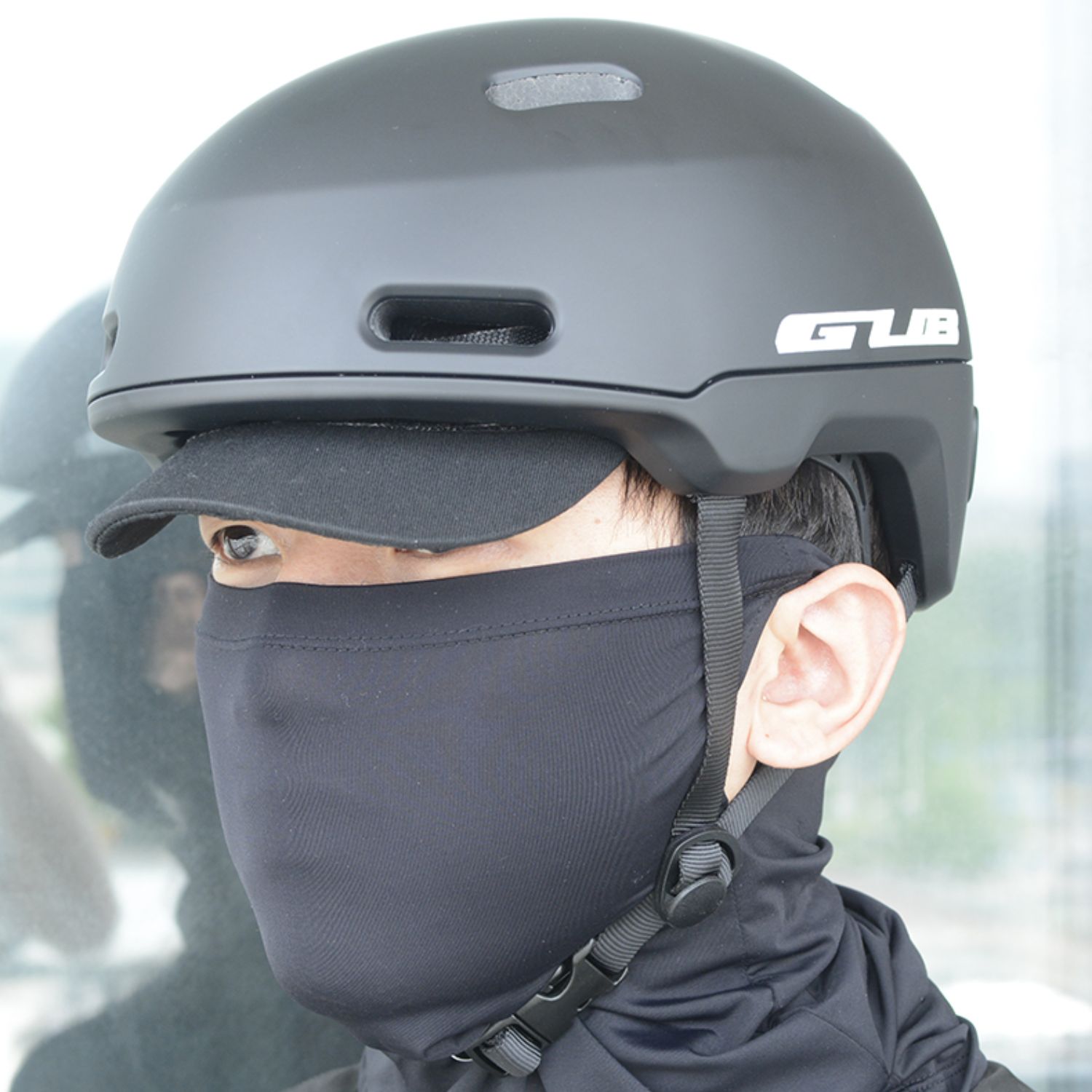 CASCO BICICLETA IMPORTCLICK CITY VISERA PROFESIONAL TALLA M NEGRO - 5