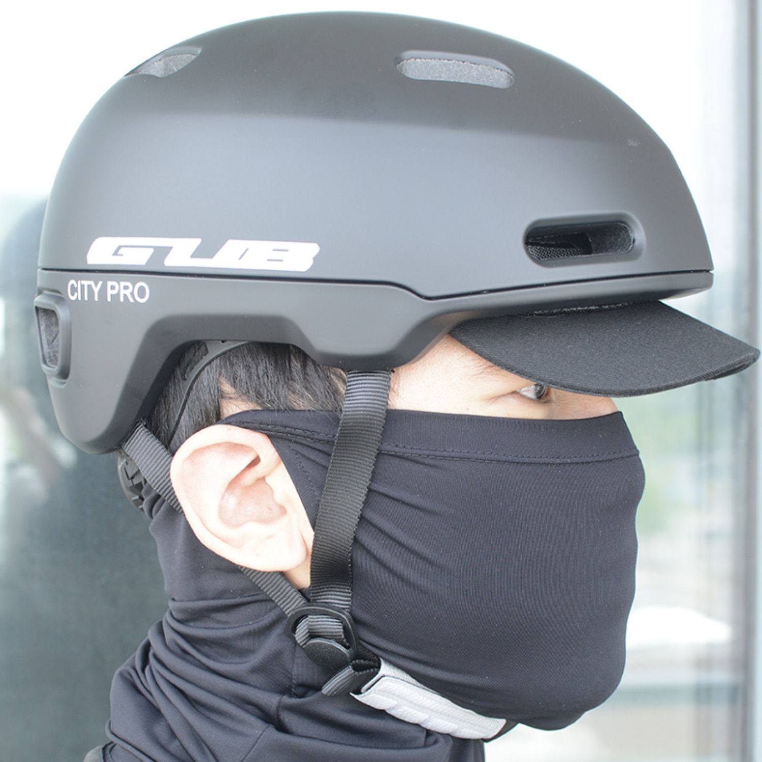 CASCO BICICLETA IMPORTCLICK CITY VISERA PROFESIONAL TALLA M NEGRO - 6