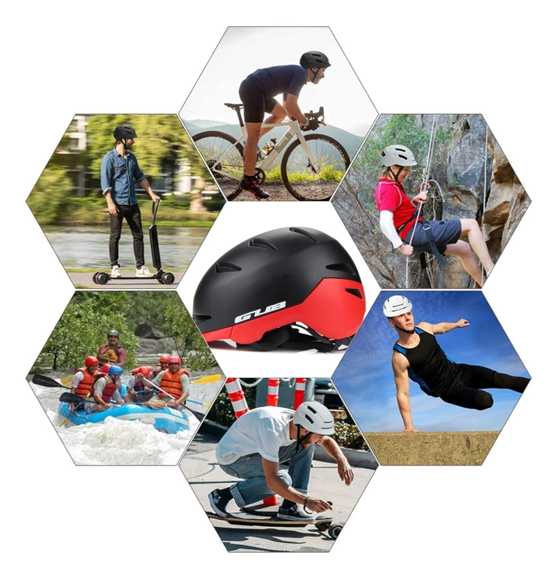 CASCO BICICLETA IMPORTCLICK SKATE REGULABLE PROFESIONAL TALLA L NEGRO - 6