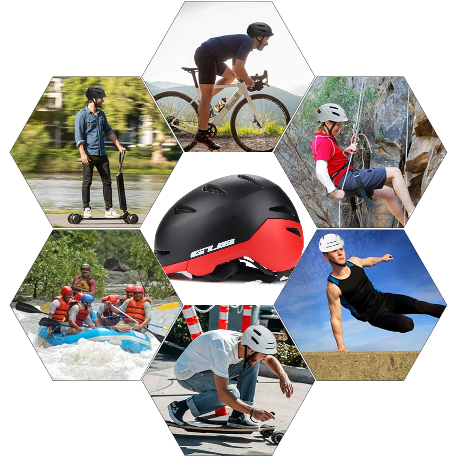 CASCO BICICLETA IMPORTCLICK SKATE REGULABLE PROFESIONAL TALLA L NEGRO - 6